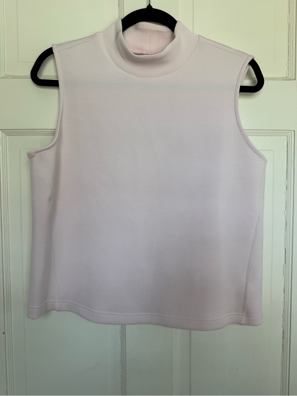 SPANX Sleeveless Mock Neck in Pink XL